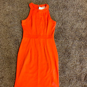H&M Orange Dress Size S NWT